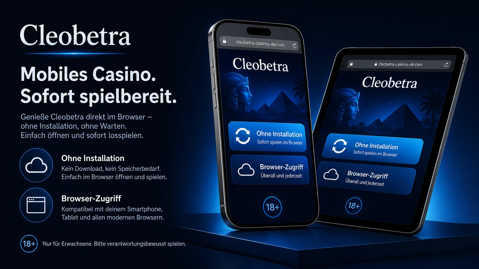 Cleobetra Mobile ohne Installation