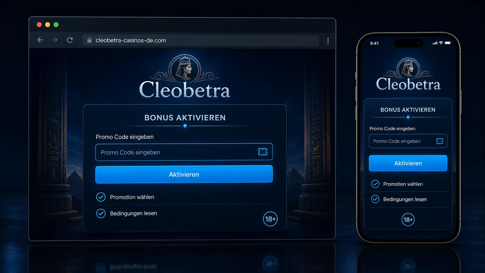 Cleobetra Casino Promo Code aktivieren