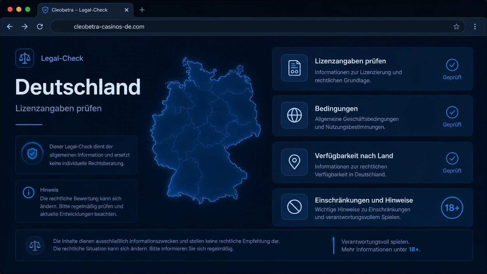 Cleobetra Deutschland: Ist die Nutzung erlaubt?